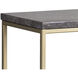 Arden 47.25 X 15.75 inch Grey / Gold Console Table